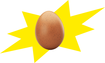 Huevos de gallina. Maple y docena.